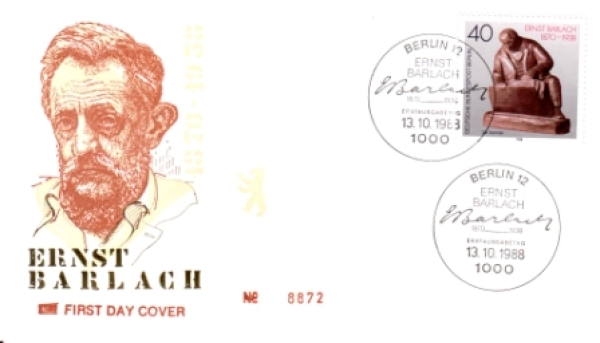 West Berlin FDC 0823 ● - 1988 - 1
